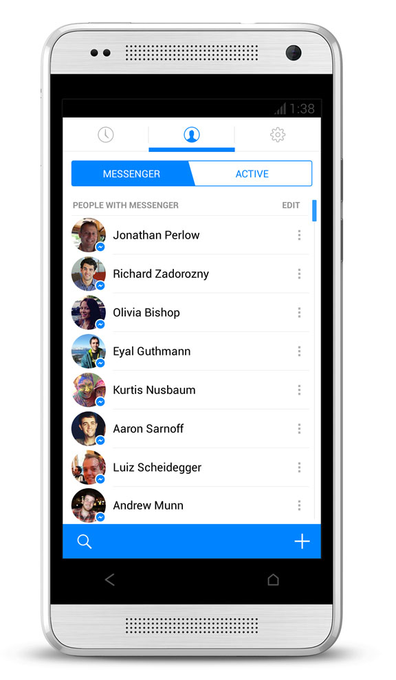 Facebook Messenger รุ่นใหม่