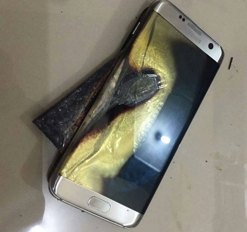 Samsung Galaxy S7 edge ระเบิด