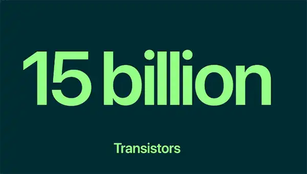 A13 Bionic Transistors 15 billion