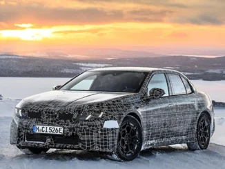 BMW's i3 prototype on a course in Sweden