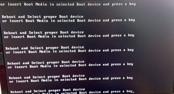Reboot and Select proper Boot device or Insert Boot Media in Selected Boot device and press a key