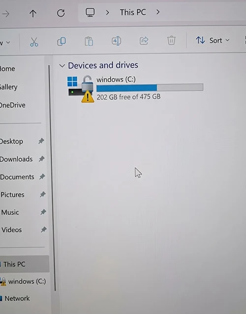 BitLocker error wait for setting
