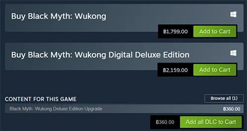 Buy game on Steam all edition
