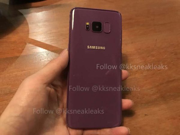 Samsung Galaxy S8 เผยภาพหลุดสีใหม่ สีม่วง