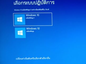 เลือกระบบปฏิบัติการ Windows