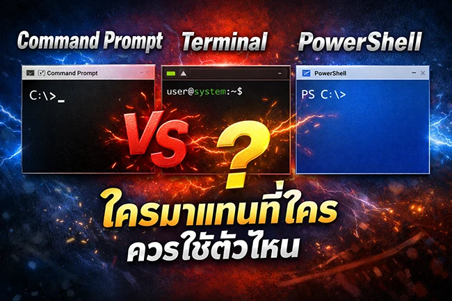 Command Prompt vs PowerShell vs Windows Terminal