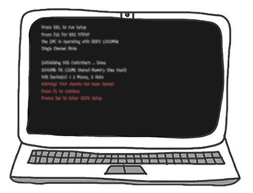 Computer error firmware