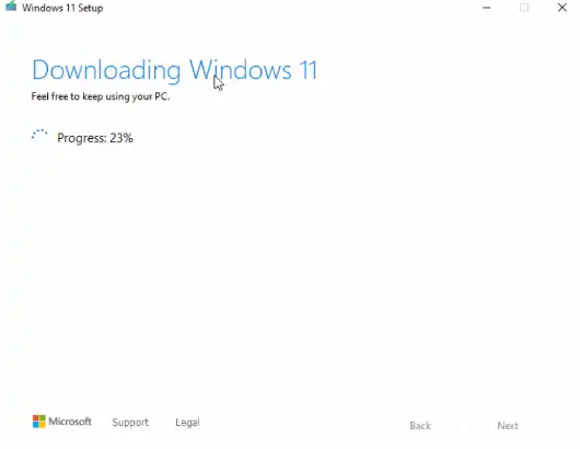 ขั้นตอนการทำ Windows 11 แฟลชไดรฟ์ตัวติดตั้ง