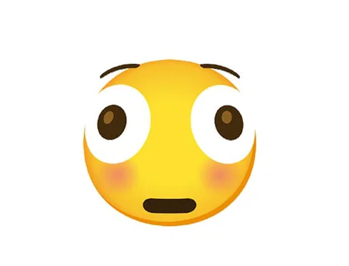 Emoji distorted face
