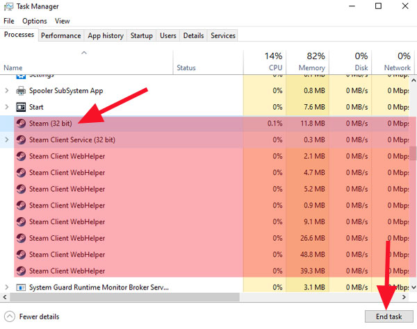 End Task Steam