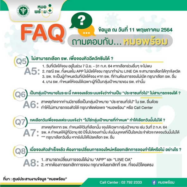 ถามตอบปัญหาหมอพร้อม