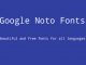 Google Noto Fonts