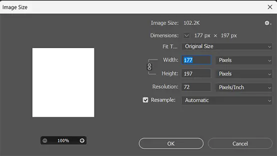 Image Size Photoshop