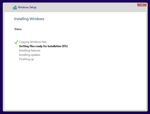 Installing Windows