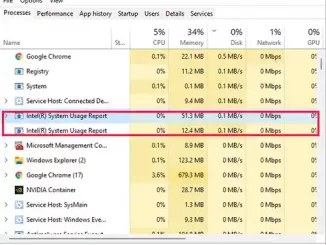 Intel System Usage Report