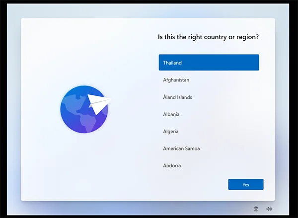 Is this the right country or region