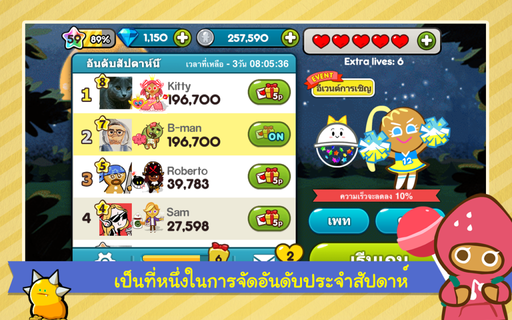 LINE Cookie Run อัพเดท เวอร์ชั่น 2.0.0