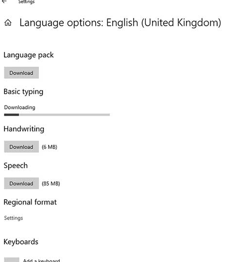 Language Pack Install