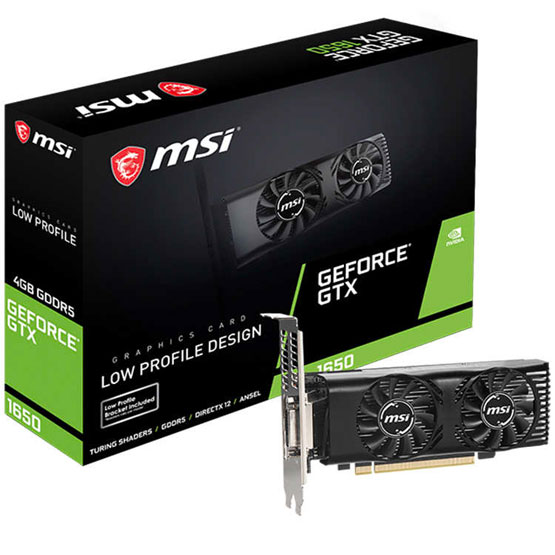 MSI NVIDIA GeForce GTX 1650 4GT LP