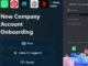 Microsoft Store New company account onboarding