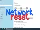 Network reset Windows