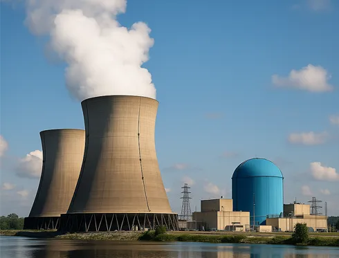 พลังงาน Nuclear Power Plant Landscape