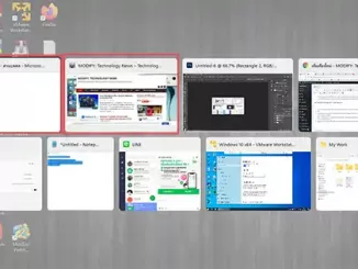 Open windows and all tabs in Microsoft Edge