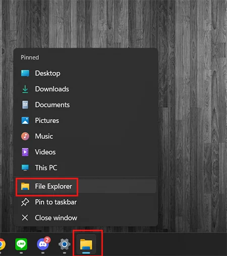 Prepertis file explorer Windows 11