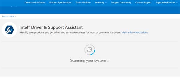 Intel® Driver & Support Assistant