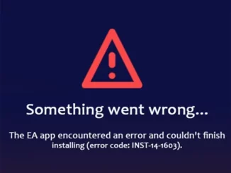 Something went wrong The EA app encountered an error and couldn't finish installing