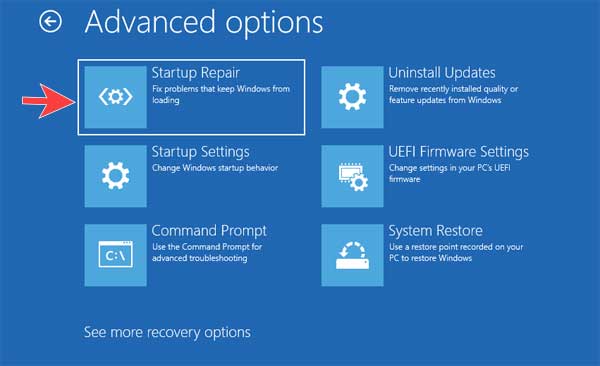 Startup Repair Windows 10