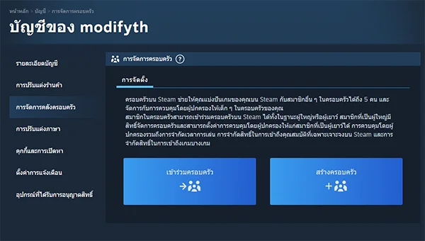 Steam Family Sharing