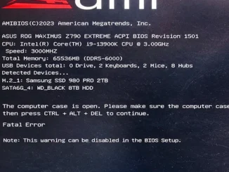 The computer case is open Thumbnail