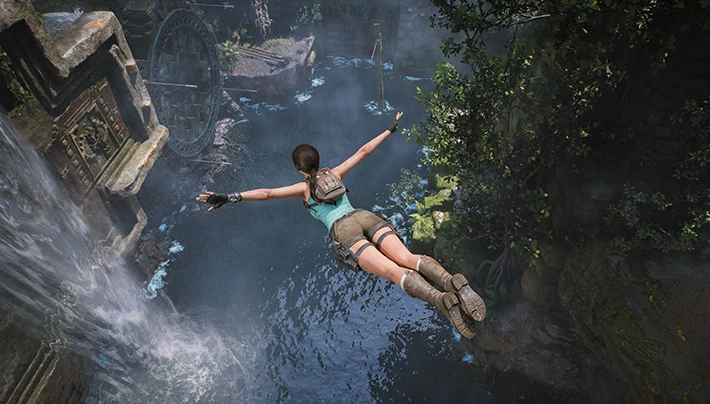 TombRaider Legacyof Atlantis_LaraCroft_LostValley-_SwanDive