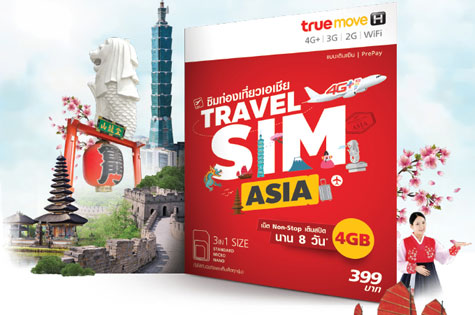 True Travel SIM Asia