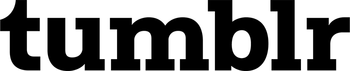 Tumblr Logo Wordmark Black
