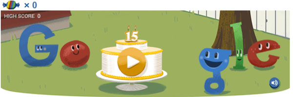 Google ครบรอบ 15 ปี