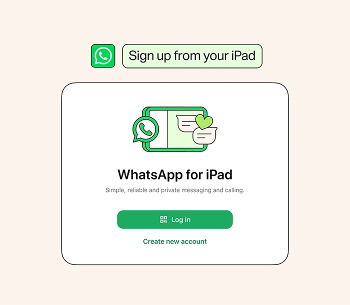 WhatsApp Sign up for WhatsApp From Your iPad