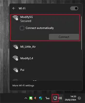 Wifi Connect Windows