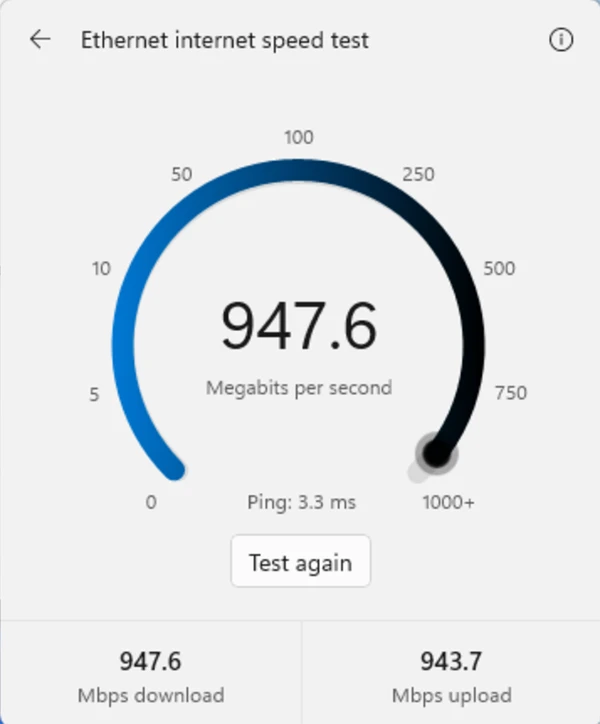 Windows 11 Internet Speed