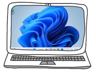 Windows 11 logo Cartoon