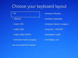 Windows Choose your keyboard layout thumbnail