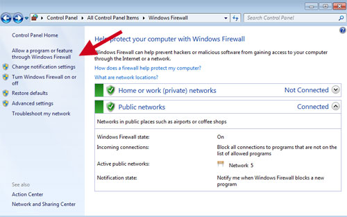 Windows-Firewall