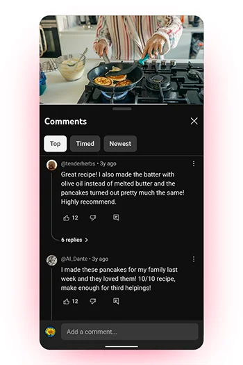 Youtube Comment Threading