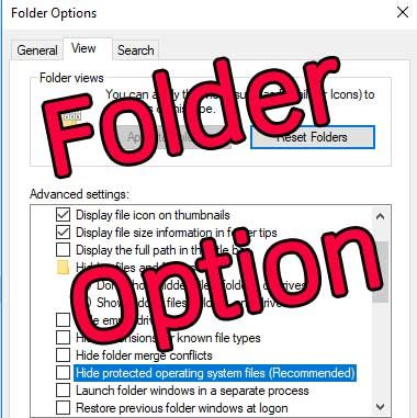 folder option thum