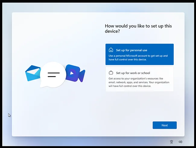 how would you like to set upthis device