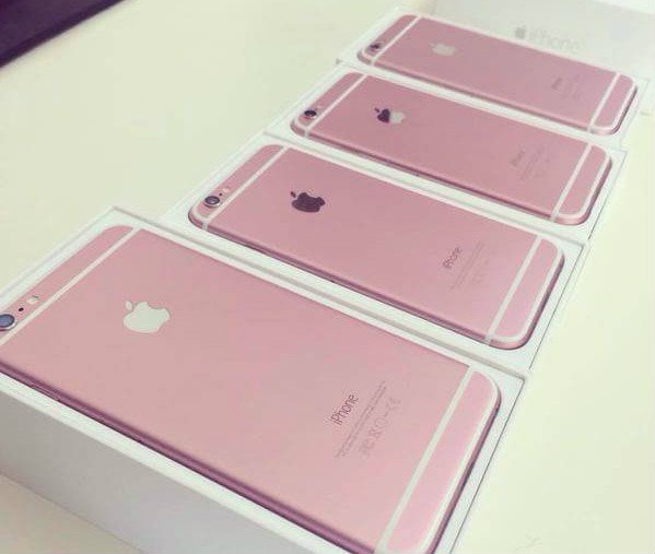 iphone สีชมพู