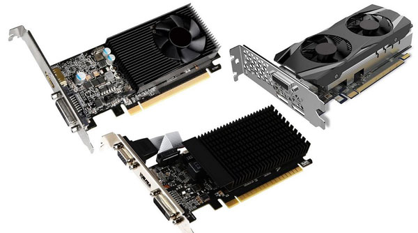 low profile display cards