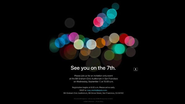 งานเปิดตัว iPhone 7