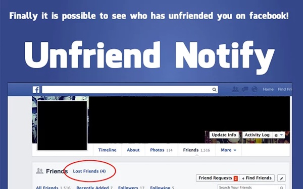 Unfriend Notify